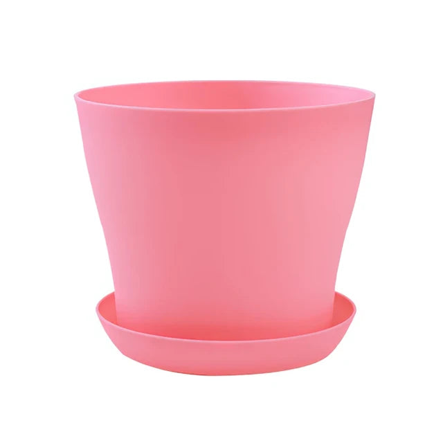 Cheerful Candy-Colored Round Planters Flower Pot: Spruce Up Your Space with Succulents - 5 Sizes Perfect for Home & Office Decor!