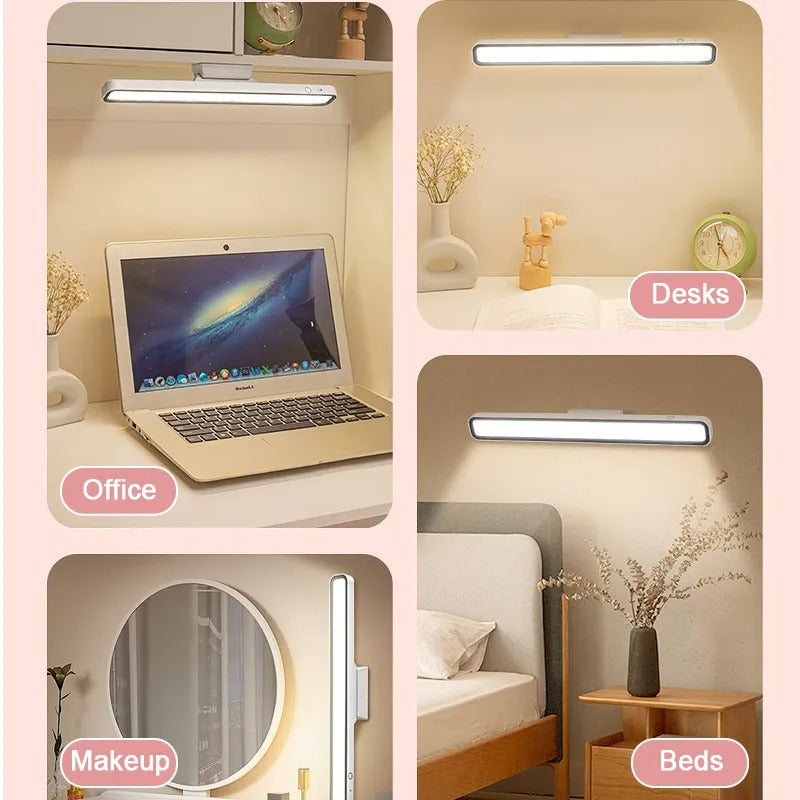 FlexBright: Magnetic Rechargeable LED Desk Lamp with Stepless Dimming -ShopMallUniverse