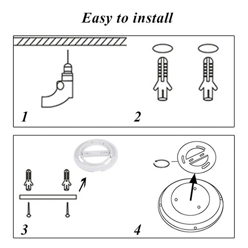 Modern LED Ceiling Chandelier: Stylish Illumination for Home Decor & Bathroom Lighting -ShopMallUniverse