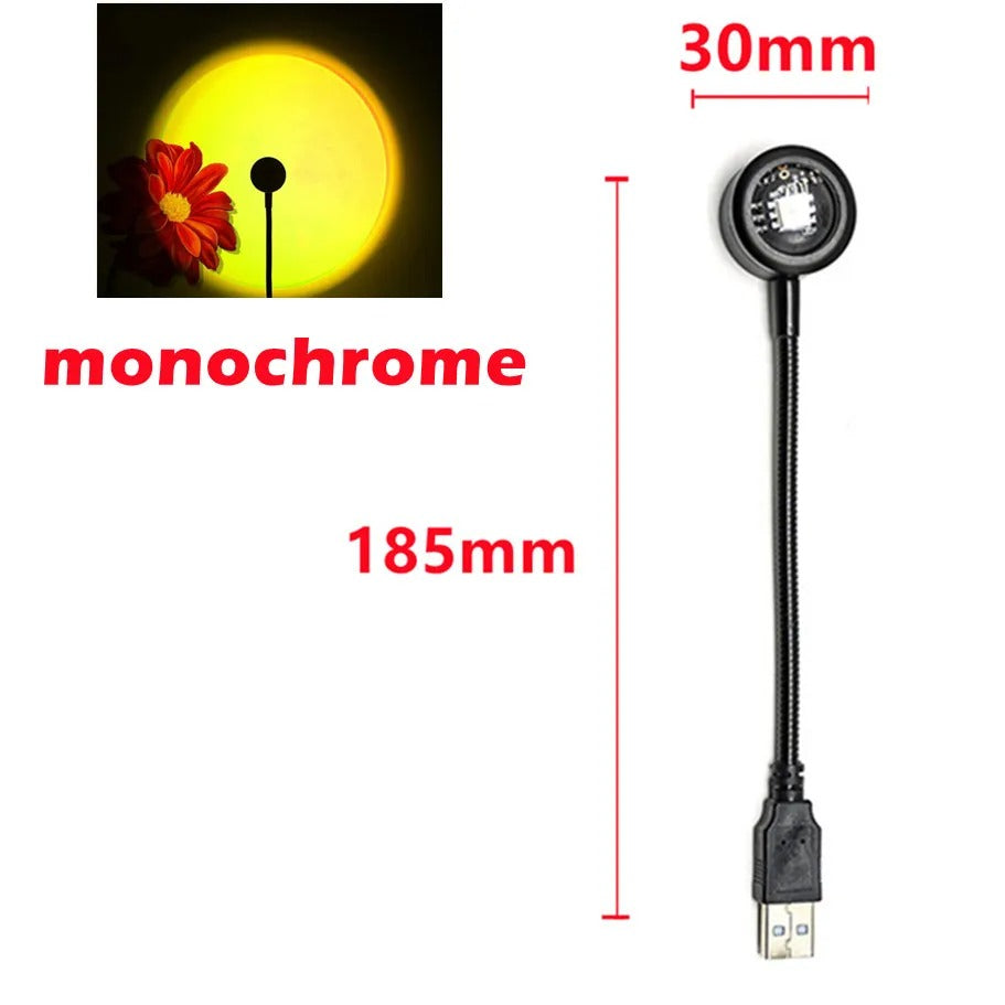 USB LED Lamp Projector - Transform - F. Monochrome -ShopMallUniverse