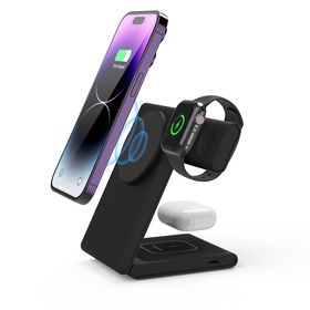 3 in 1 Foldable Magnetic Wireless Charger -ShopMallUniverse