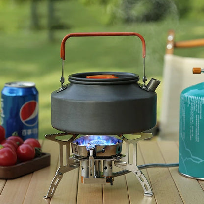 Adventurer's Choice: 5800W Portable Windproof Gas Stove - Unleash Big Power in the Great Outdoors -ShopMallUniverse