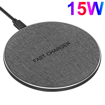 Super 40W Dual Wireless Charging Pad: Power Up Your iPhone & Samsung Devices with Lightning Speed! - Single 15W -ShopMallUniverse