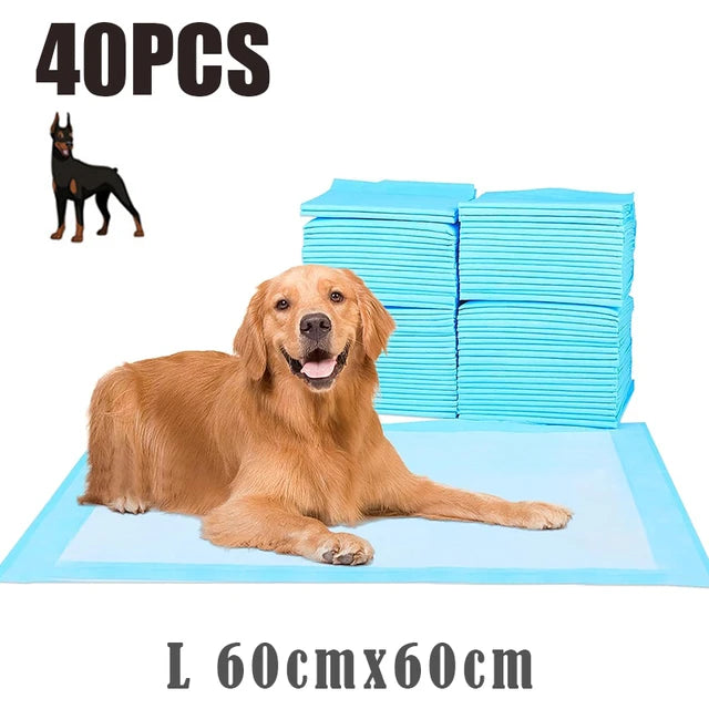 Ultra Absorbent Quick-Dry Pet Pads – Disposable, Healthy Nappy Mats for Dogs & Cats