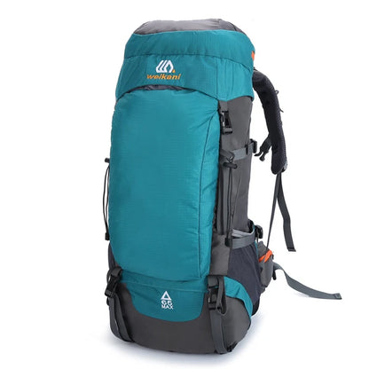 Summit Pro 65L: Premium Waterproof Camping Backpack for Extreme Outdoor Adventures - 65L Green -ShopMallUniverse