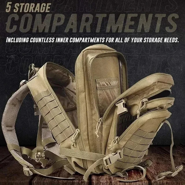 Elite Expedition: Tactical Camouflage Hiking Backpack - Dominate the Outdoors -ShopMallUniverse