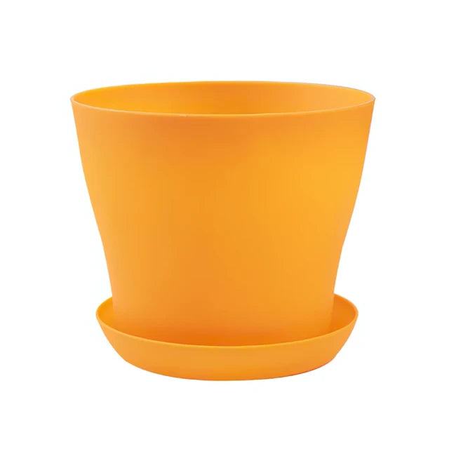 Cheerful Candy-Colored Round Planters Flower Pot: Spruce Up Your Space with Succulents - 5 Sizes Perfect for Home & Office Decor!