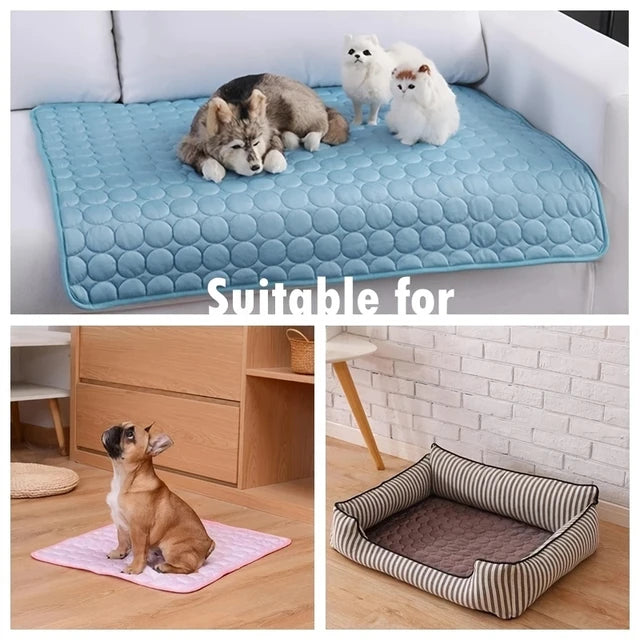 ChillPaws Extra Large Cooling Mat: The Ultimate Summer Comfort for Dogs and Cats -ShopMallUniverse