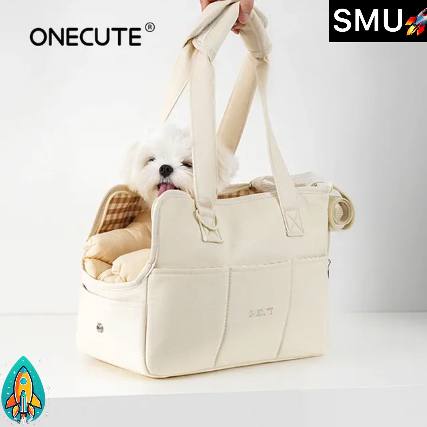 OneCute Pet Paws-on-the-Go: Stylish Portable Dog Carrier for Small Breeds -ShopMallUniverse