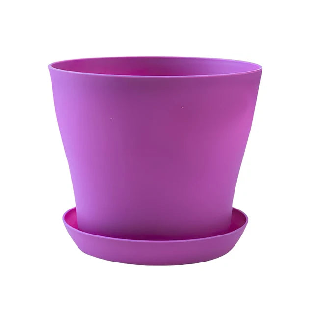 Cheerful Candy-Colored Round Planters Flower Pot: Spruce Up Your Space with Succulents - 5 Sizes Perfect for Home & Office Decor!