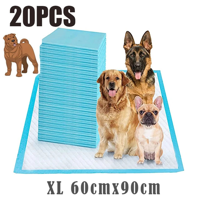 Ultra Absorbent Quick-Dry Pet Pads – Disposable, Healthy Nappy Mats for Dogs & Cats