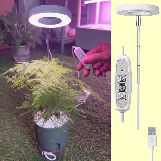 Photonix USB-Powered Full Spectrum LED Grow Light: Optimal Indoor Plant Growth Lighting Solution -ShopMallUniverse