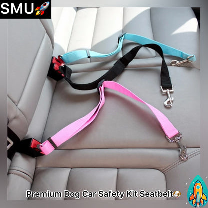 Safe Paws: Secure Your Pup with our Premium Dog Car Safety Kit Seatbelt