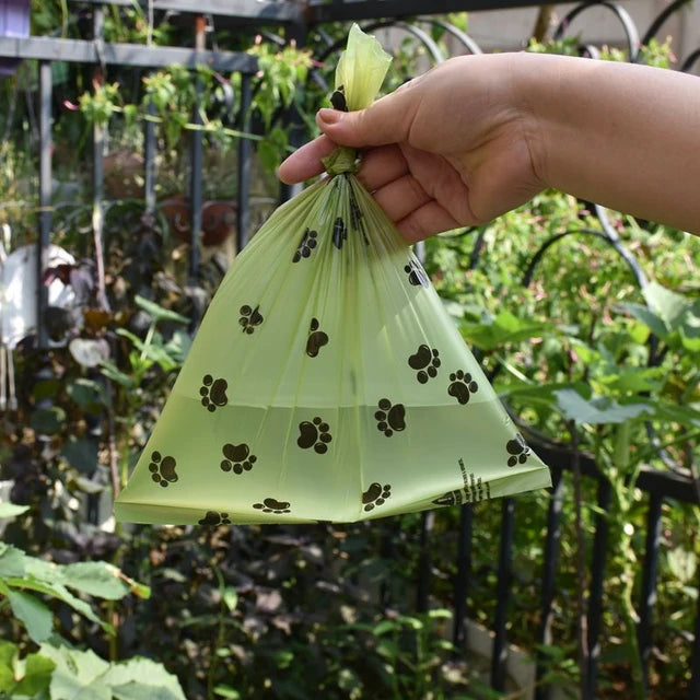 BioBase Scented Pet Waste Solution: Eco-Friendly Dog Poop Bags & Dispenser Combo -ShopMallUniverse