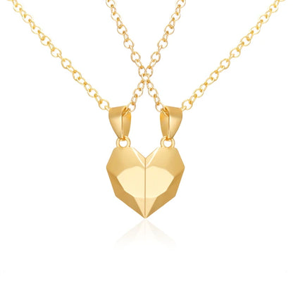 LoveSync EKG Heartbeat Magnetic Couple Necklace Set