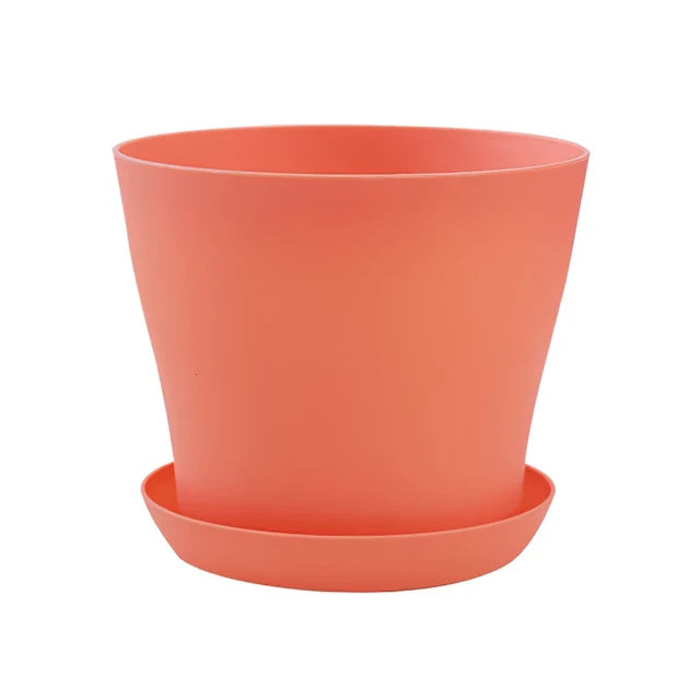 Cheerful Candy-Colored Round Planters Flower Pot: Spruce Up Your Space with Succulents - 5 Sizes Perfect for Home & Office Decor!
