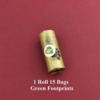 BioBase Scented Pet Waste Solution: Eco-Friendly Dog Poop Bags & Dispenser Combo - 1 Rolls/ 15Bags -ShopMallUniverse