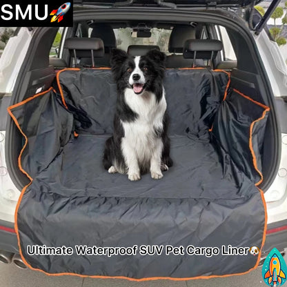 Paws & Cargo: Ultimate Waterproof SUV Pet Cargo Liner - Stylish Protection for Your Furry Travel Companion