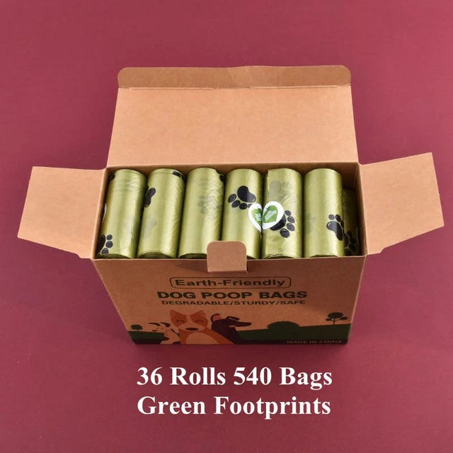 BioBase Scented Pet Waste Solution: Eco-Friendly Dog Poop Bags & Dispenser Combo - 36 Rolls/ 540Bags -ShopMallUniverse