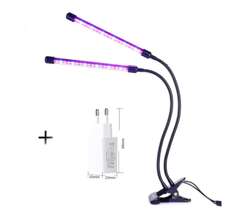 Professional LED Plant Grow Lamp - 2 Light Bar (18W) -ShopMallUniverse