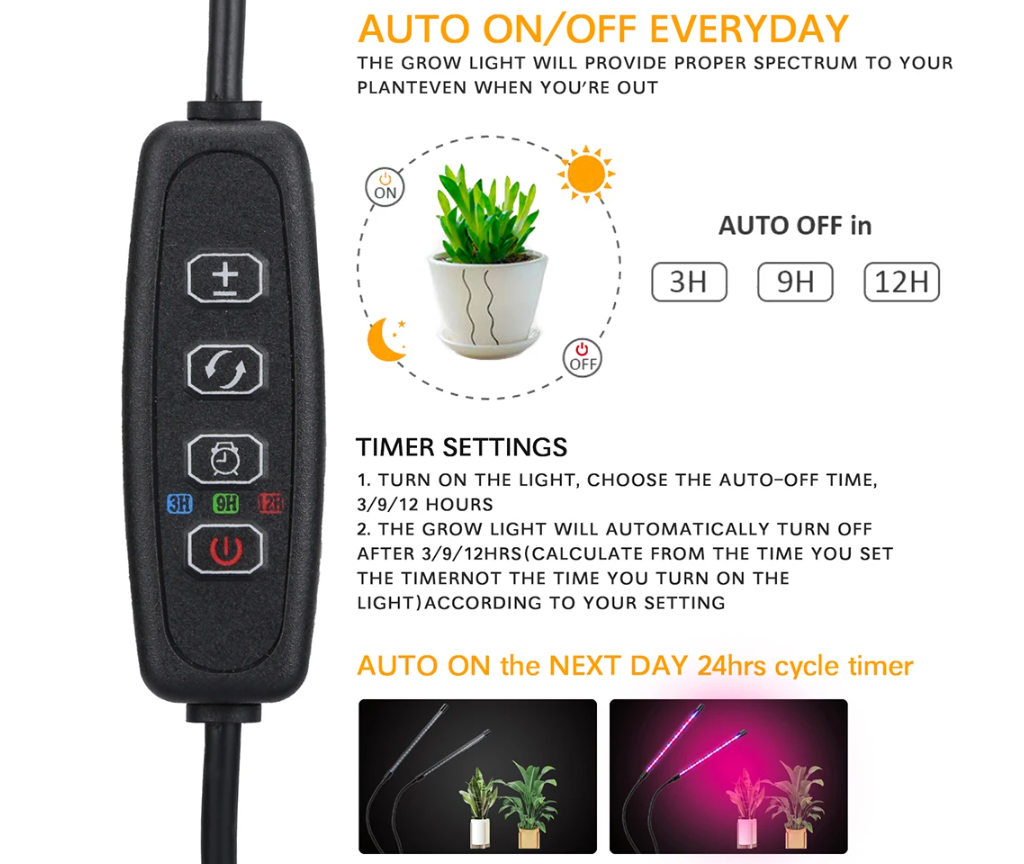 LED Phytolamp Grow Light For Plants - Gardening -ShopMallUniverse