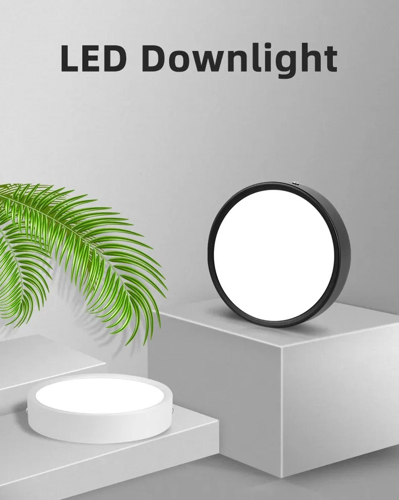 Set of 4 Modern 10W LED Surface Mounted Ceiling Lights for Stylish Living Spaces -ShopMallUniverse