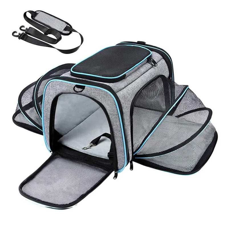 Portable Pet Carriers Backpack - Small / Blue -ShopMallUniverse