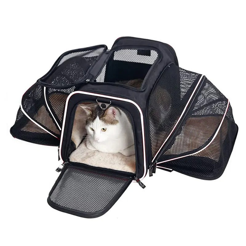 Portable Pet Carriers Backpack - Small / White -ShopMallUniverse