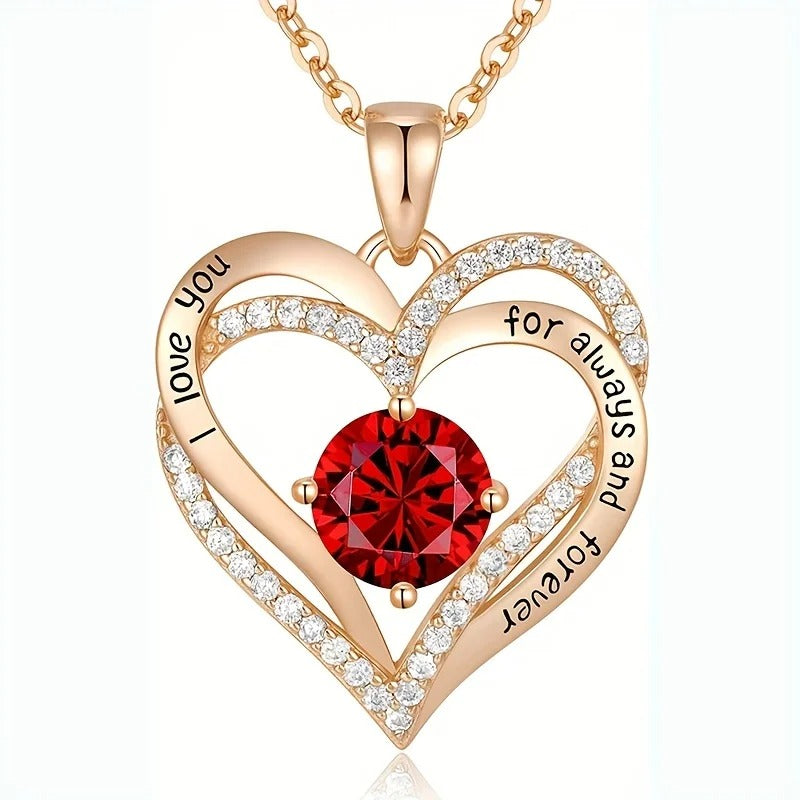 Exquisite Red Zircon Pendant -ShopMallUniverse