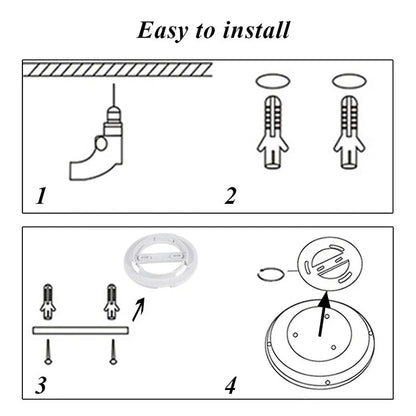 Modern LED Ceiling Chandelier: Stylish Illumination for Home Decor & Bathroom Lighting -ShopMallUniverse