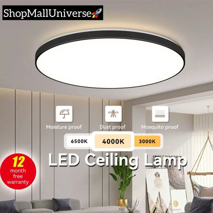 Modern LED Ceiling Chandelier: Stylish Illumination for Home Decor & Bathroom Lighting -ShopMallUniverse