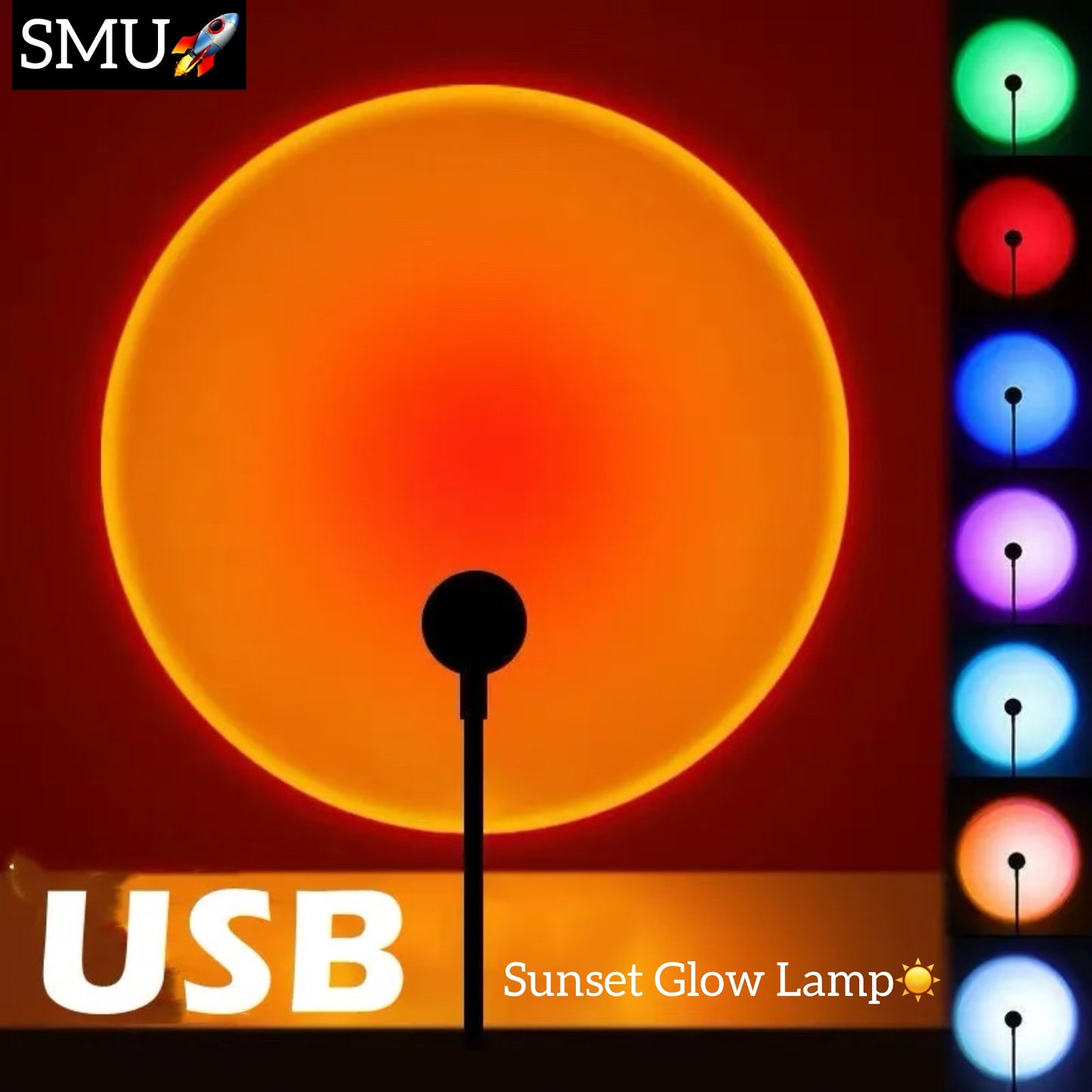 USB LED Lamp Projector - Transform -ShopMallUniverse