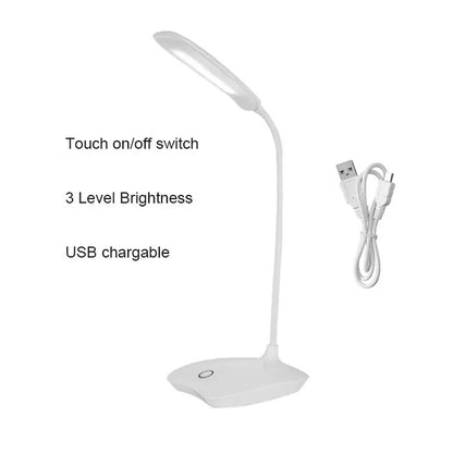 IlluminatePro™ Foldable Touch LED Desk Lamp - Rechargeable Lamp With USB -ShopMallUniverse