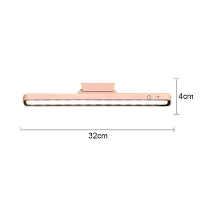 FlexBright: Magnetic Rechargeable LED Desk Lamp with Stepless Dimming - Pink -ShopMallUniverse