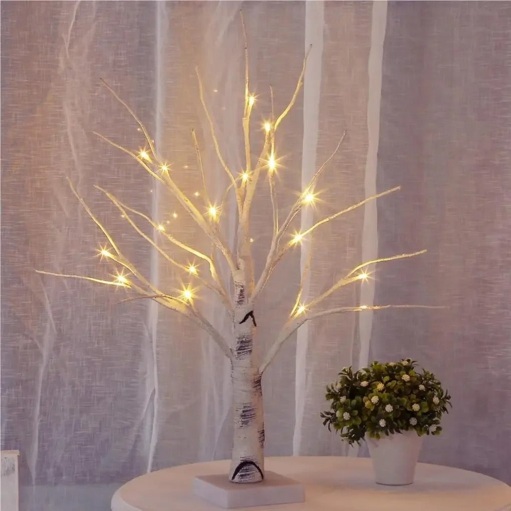 Enchanting Birch Tree LED Lights - 24 LED Warm Lights -ShopMallUniverse