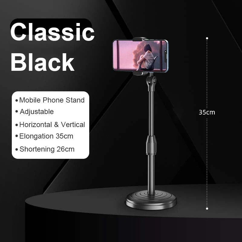 AdaptaStand: Expandable Phone Holder for Superior Stability and Quality - Black -ShopMallUniverse