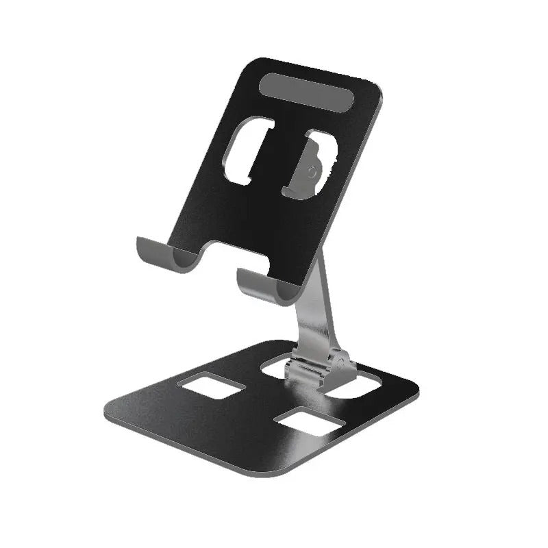 ProFold Universal Aluminum Alloy Foldable Phone and Tablet Holder Stand - Black -ShopMallUniverse