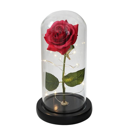 Galaxy Rose Light - Black Base / Red Rose -ShopMallUniverse