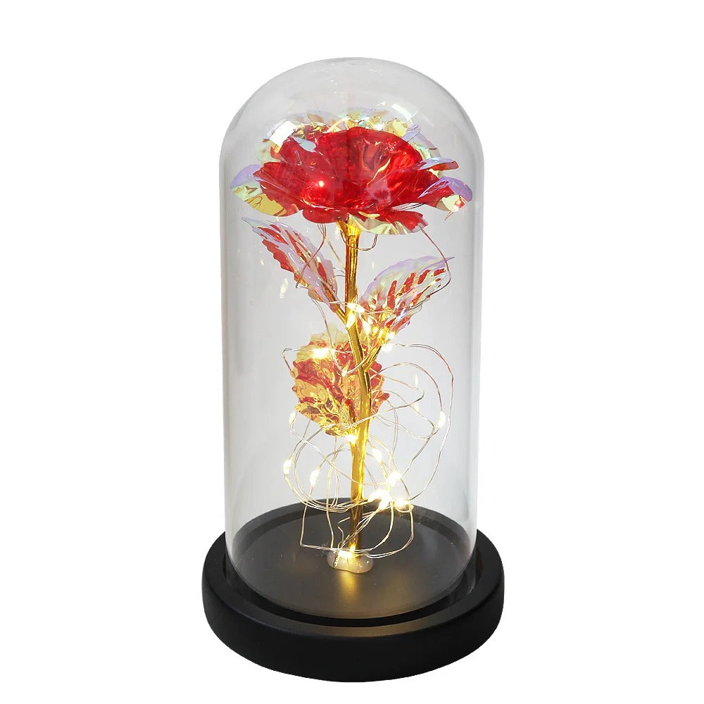 Galaxy Rose Light - Black Base / Gold Rose -ShopMallUniverse