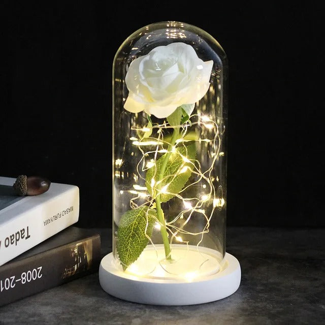 Galaxy Rose Light - White Base / White Rose -ShopMallUniverse