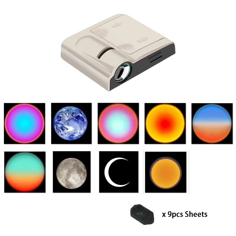 Galaxy Projection Projector - Grey / Film C -ShopMallUniverse