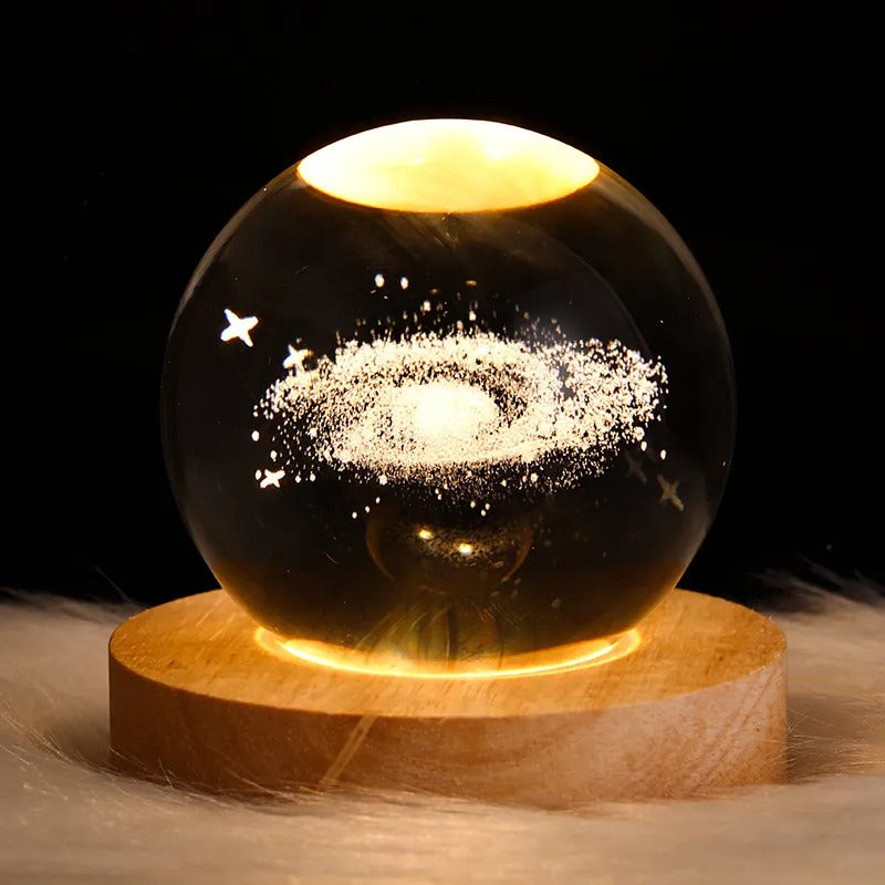 USB LED 3D Planet Moon Lamp - Stunning Night Light - Nebula -ShopMallUniverse