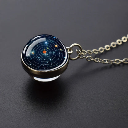 Cosmic Orb Necklace - Galaxy -ShopMallUniverse